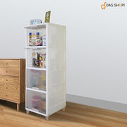 3 Units Foldable Plastic Cabinet for Storage Wardrobe with Transparent Door for Clothes Kitchen Storage Cupboard for Multipurpose use Rack for Storage Cabinet, Box Modular Drawer (3 Tier)